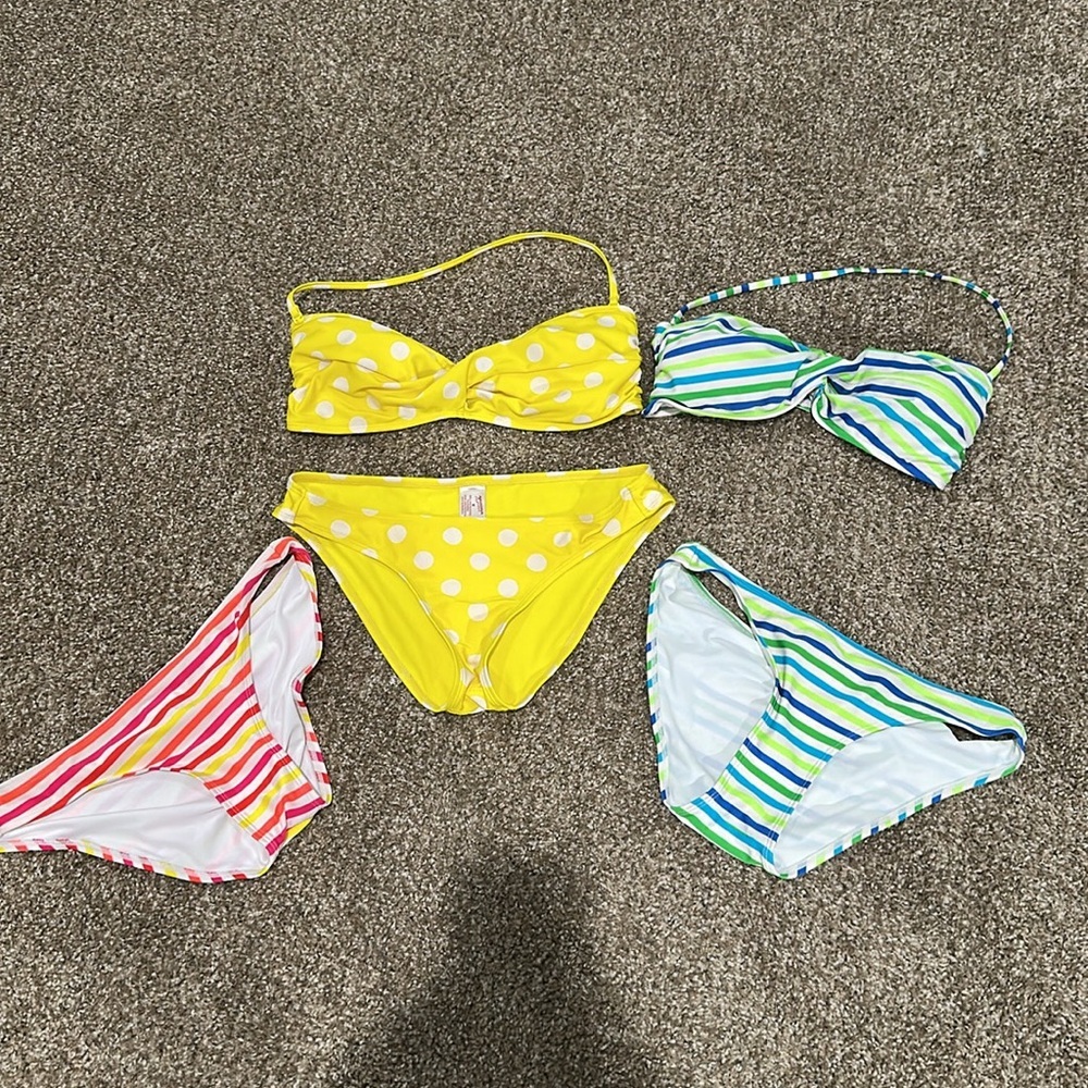 Arizona Jean Company Multicolor Striped Bikini